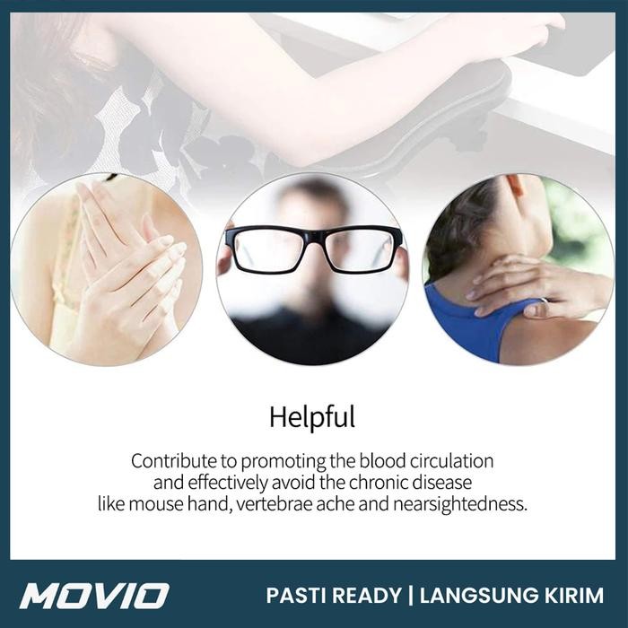 

MOVIOS ARM REST KOMPUTER - SANDARAN TANGAN MEJA KERJA KOMPUTER