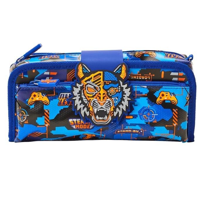 

SMIGGLE HEY THERE UTILITY PENCIL CASE / TEPAK TEMPAT PENSIL - TIGER