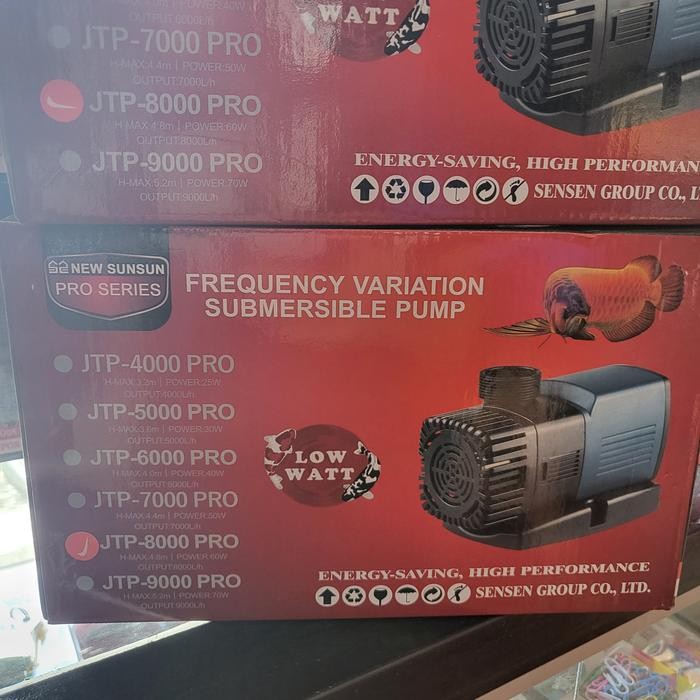 sunsun jtp 8000 pro pompa kolam
