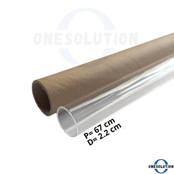 

Selongsong kaca UV / Quartz sleeve 8 GPM (gratis packing kayu+bubble wrap)