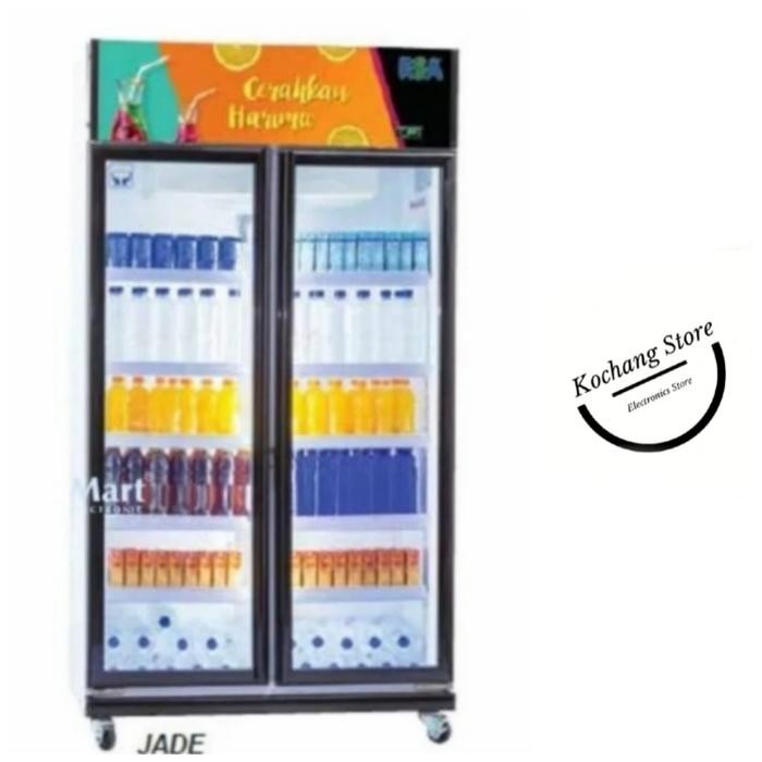 Showcase RSA 2 Pintu 800 Liter Jade