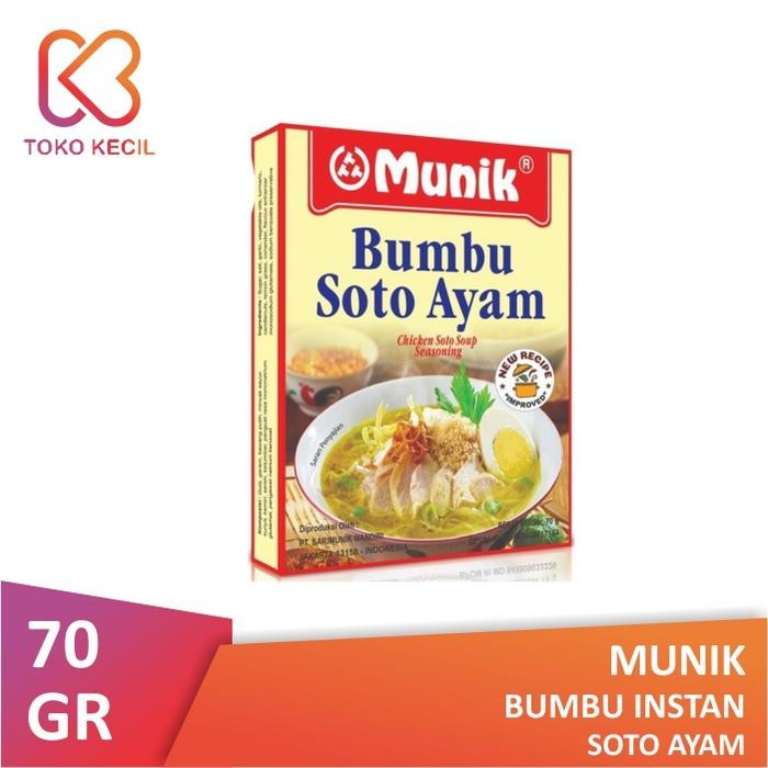 

Stok Baru Munik Bumbu Soto Ayam 70gr