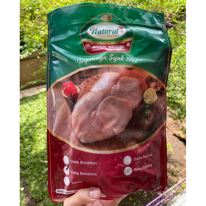 

Pilihan- Natural Poultry Paha Ayam Boneless Fillet 500 Gr
