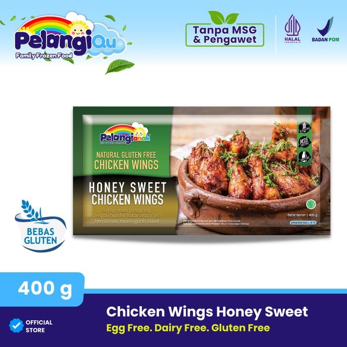 

Pilihan- Pelangi Chicken Wings Honey Sweet Gluten Free Non Msg Non Pengawet