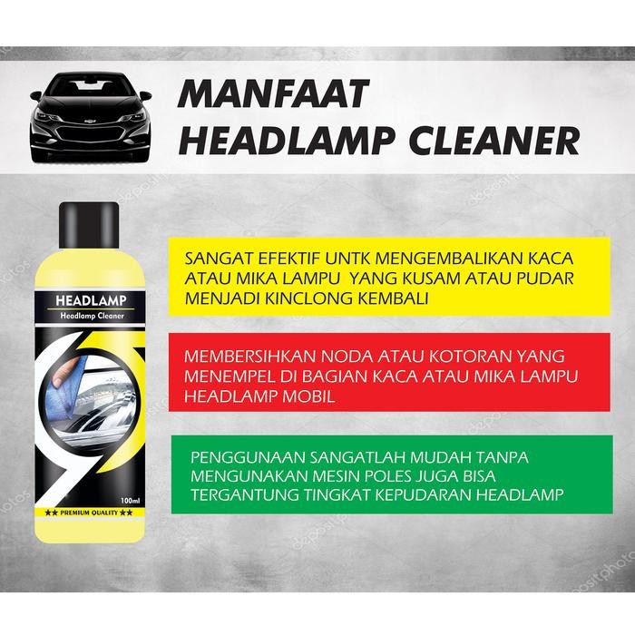 Pilihan- Poles Pengkilap Lampu Kaca Mika Mobil Pembersih Lampu Headlamp Mobil