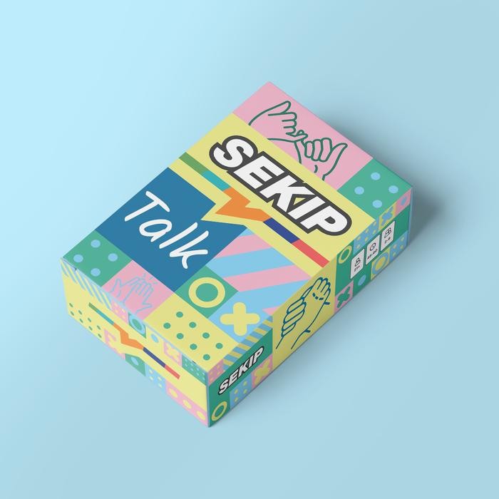 SEKIP Talk Permainan Kartu Pertanyaan Obrolan Deep Talk Card Game