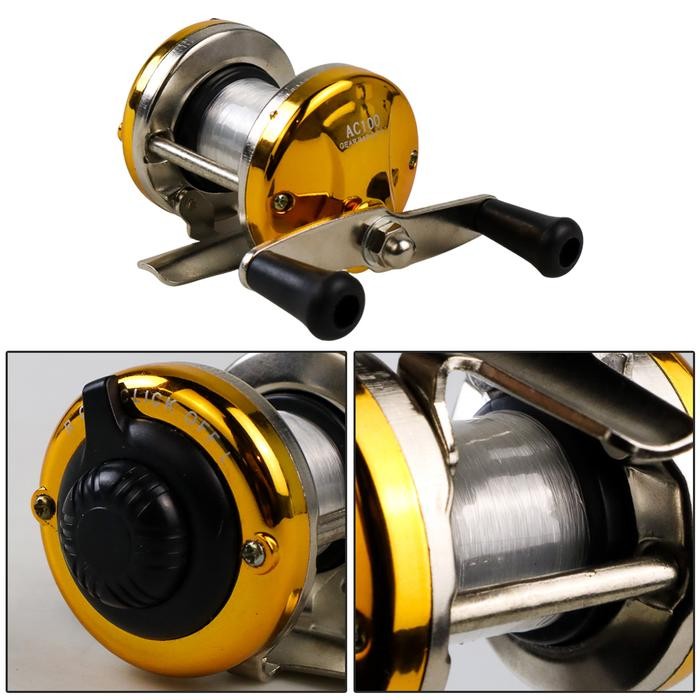 Reel Pancing Golden Fish Series Ac100 / Ril Pancing Mini / Reel Pancing Murah Kuat / Reel Mini Kecil