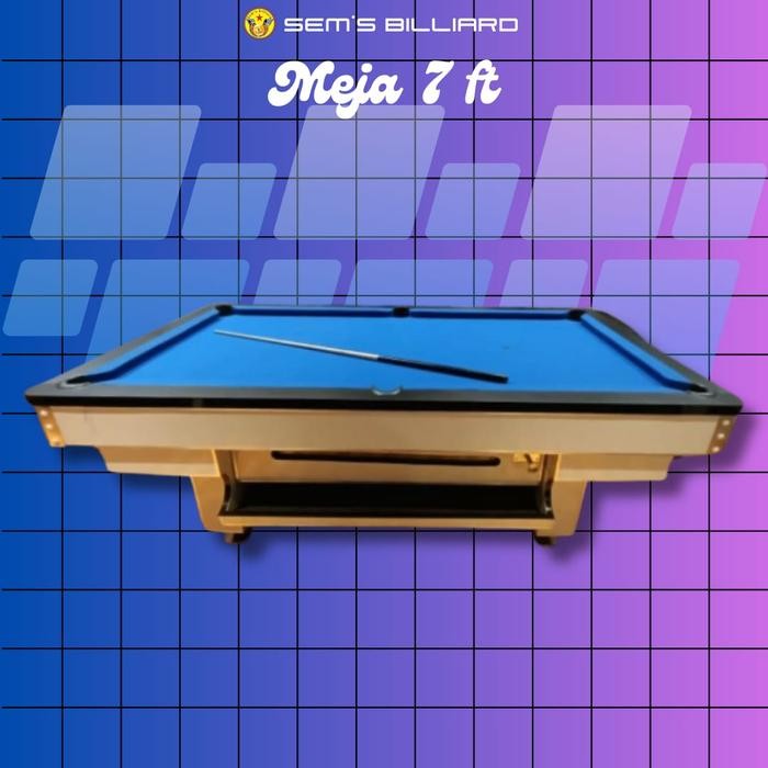 Meja Billiard 7 Ft Bola Kecil / Meja Biliar / Meja Bilyar Promo 