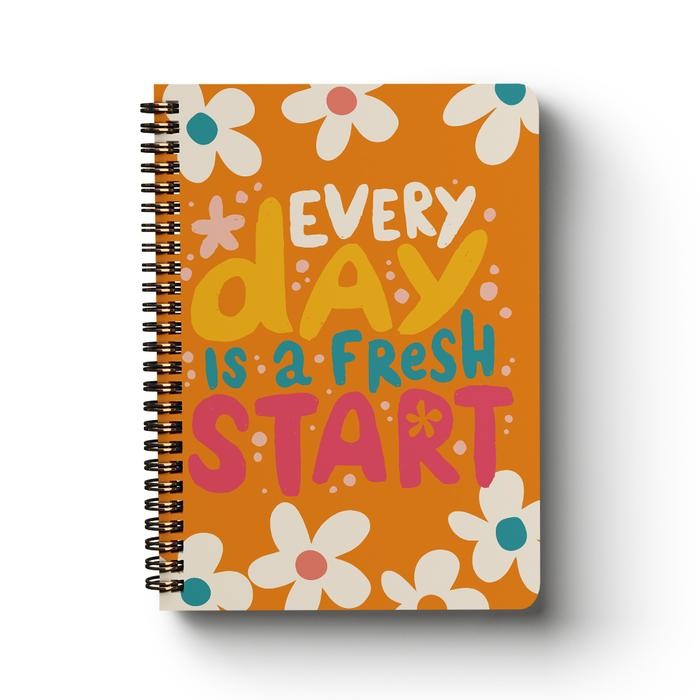 

Papermark A5 Spiral Notebook Everyday Is A Fresh Start