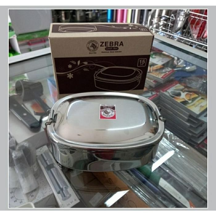 152015 Lunch Box Zebra 15cm Stainless Steel 304, Thailand Made