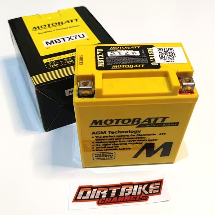 Aki Motobatt Baterai Motobatt Gel Mbtx7U Klx Bf 150 Klx 250 R25 Nmax