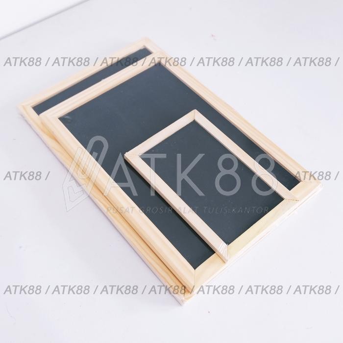 

Pilihan- Mini Blackboard 20 X 30 Cm - Chalkboard Premium Wood Papan Tulis