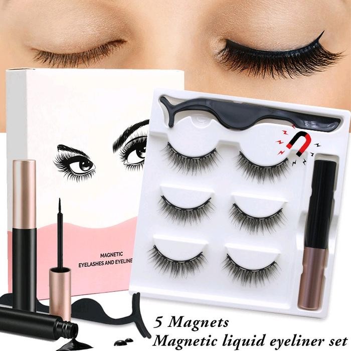 Bulu Mata Palsu Magnetic Eyelash Natural