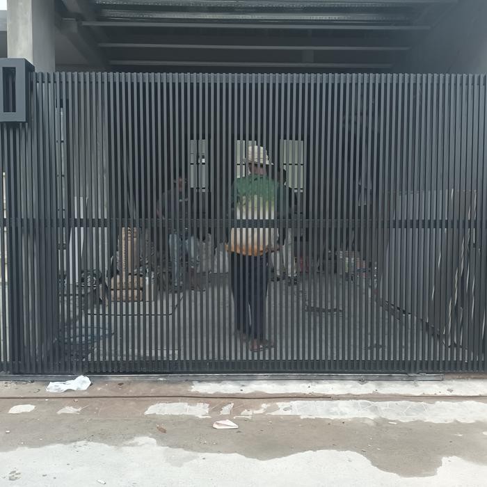 pagar rumah minimalis,full besi galvanis