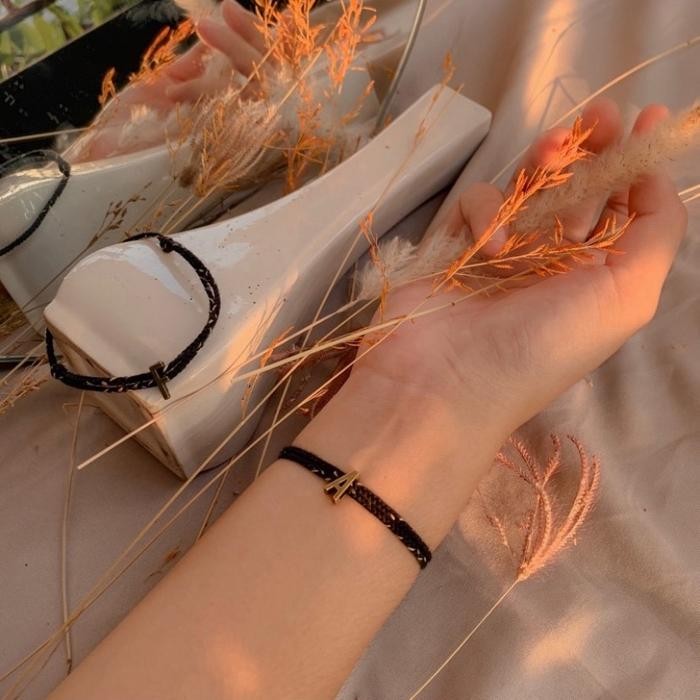 

New INITIAL BRACELET (gelang couple/ gelang tali/ gelang handmade/ gelang)