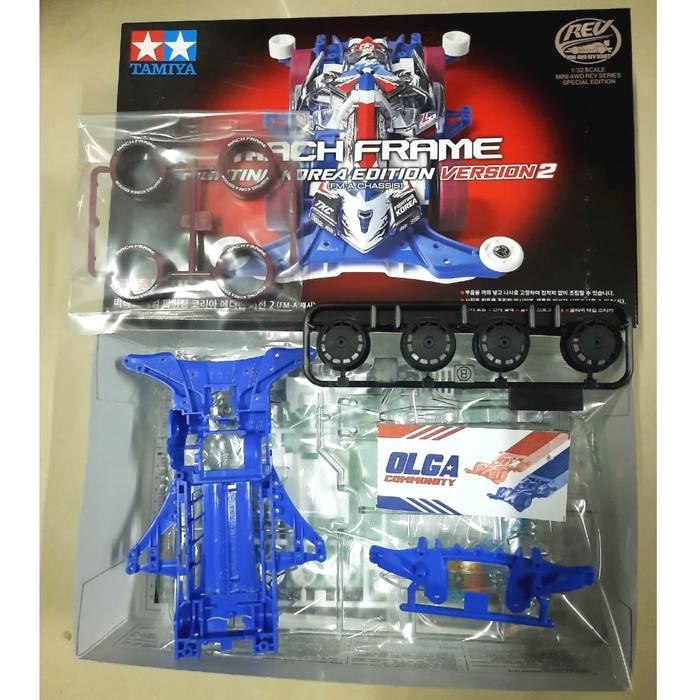 Pilihan- Tamiya 92451 Mach Frame Fighting Korea Edition Version 2 Fma Blue Chassis