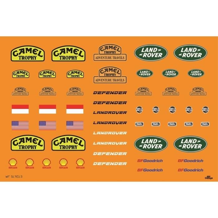 Pilihan- Termurah Decal Waterslide Skala 24 White Toner Motif Camel