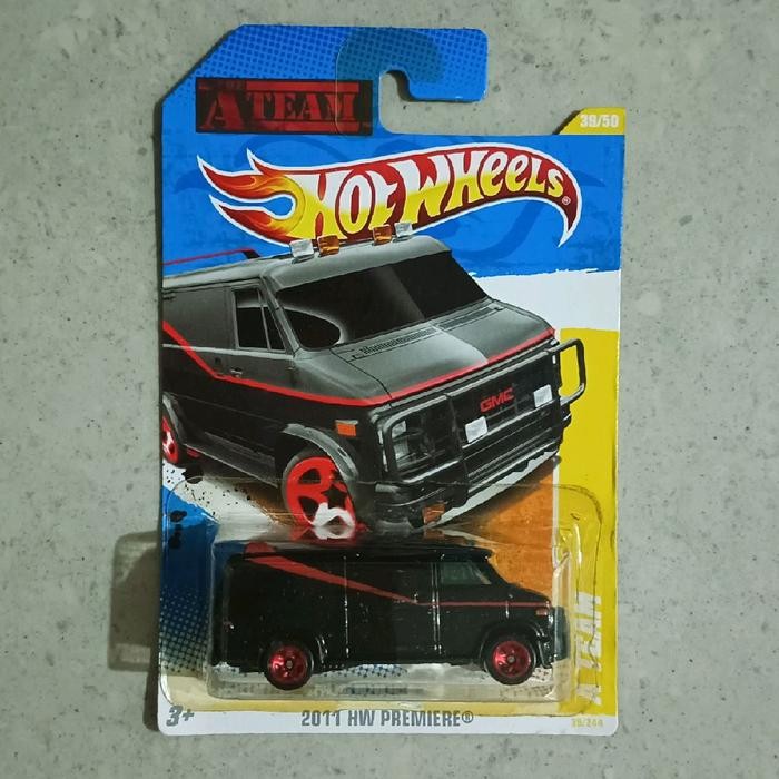 Pilihan- Hot Wheels Hotwheels The A Team 2011 Hw Premiere Gmc Van A-Team