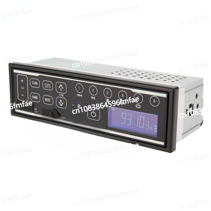 12V 24V Heavy Machine Radio with Bluetooth USB Charge 0.5A AUX for Hitachi Takeuchi Komatsu Excavato