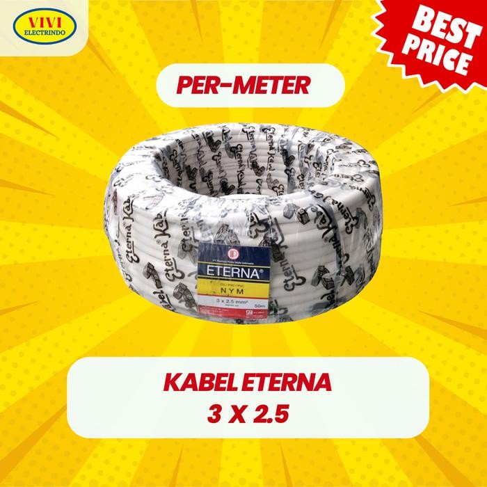 Kabel Listrik Eterna 3 x 2.5 PERMETER