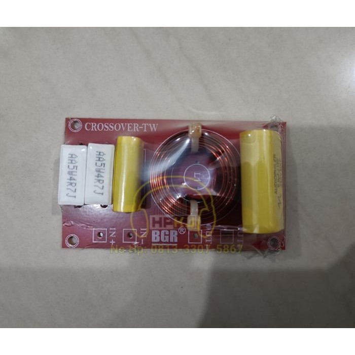 OJ KIT CROSSOVER PASIF TWEETER 1 WAY BELL BGR cross pasif tweeter 1way
