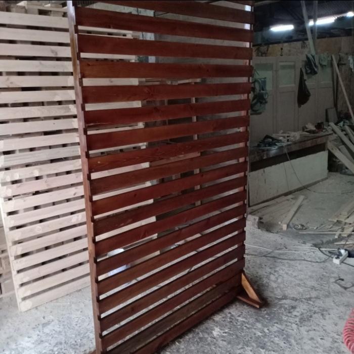ORIGINAL partisi/sekat ruangan kayu jati belanda READY STOCK