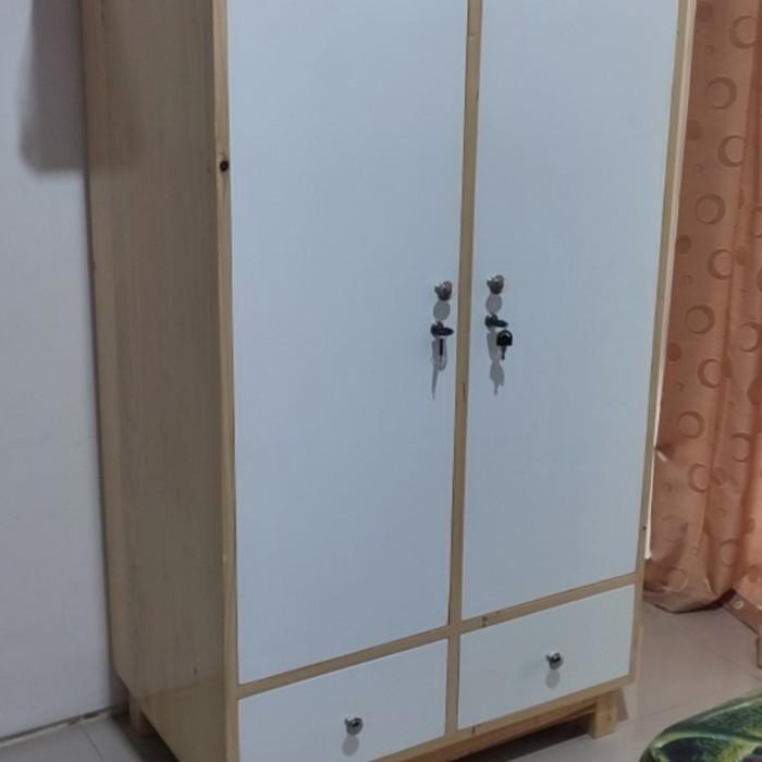 LEMARI BAJU ANAK/LEMARI PAKAIAN ANAK DARI KAYU JATI BELANDA/LEMARI