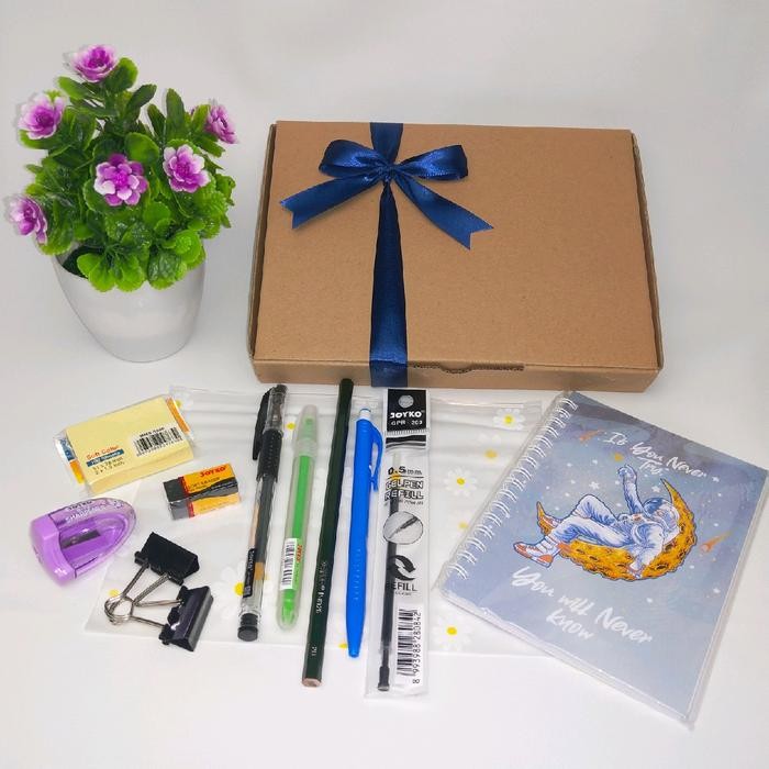 New Paket Alat Tulis 2 / Hampers Atk / Souvenir Ulang Tahun Anak / Paket Alat Tulis Kantor Pulpen