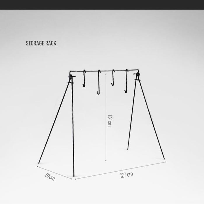 STORAGE RACK NATUREHIKE NH20JJ109 GANTUNGAN PANCI WAJAN ALAT CAMPING