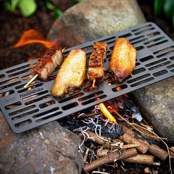 GRILL TITANIUM NATUREHIKE NH18K001-P BBQ CAMPING PEMANGGANG ULTRALIGHT