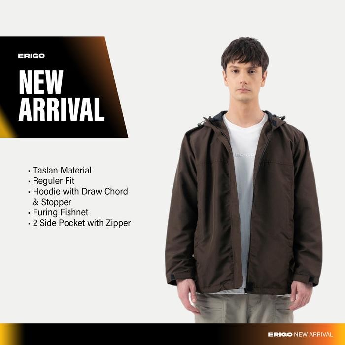 Wraanglers - Erigo Parka Jacket Vadim Dark Oak - Jaket Parka Unisex