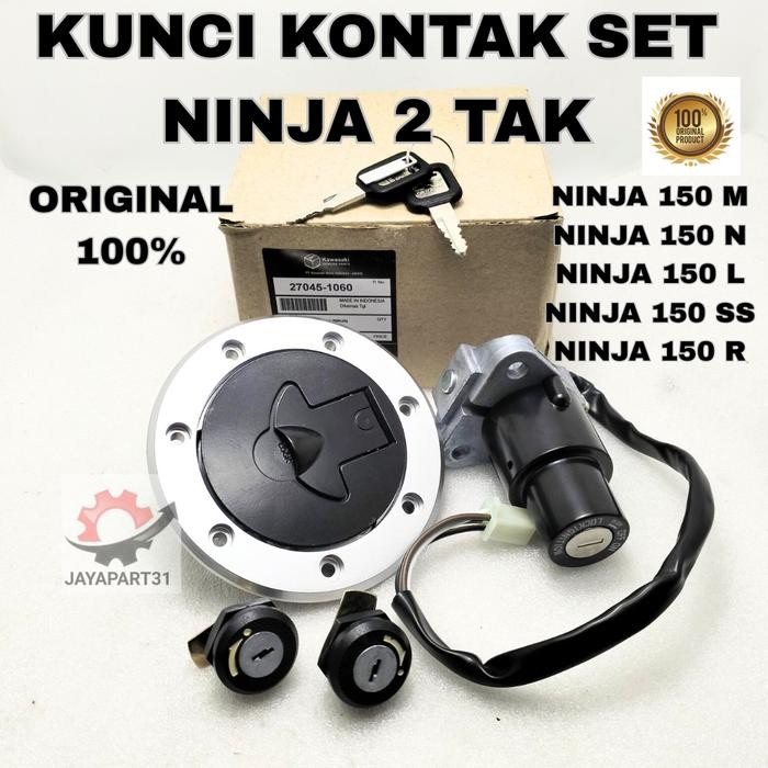 Kunci Kontak Set Kawasaki Ninja Asli Original Ninja 150M,Ninja 150R