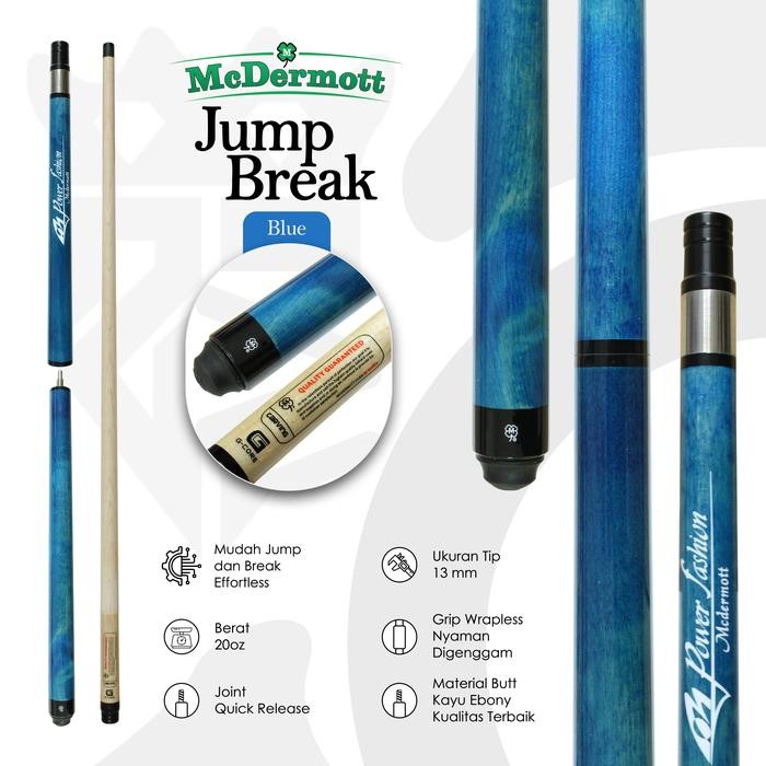 Mcdermott Jump Break Cue - Stick Billiard Jumpbreak Fullset Promo 