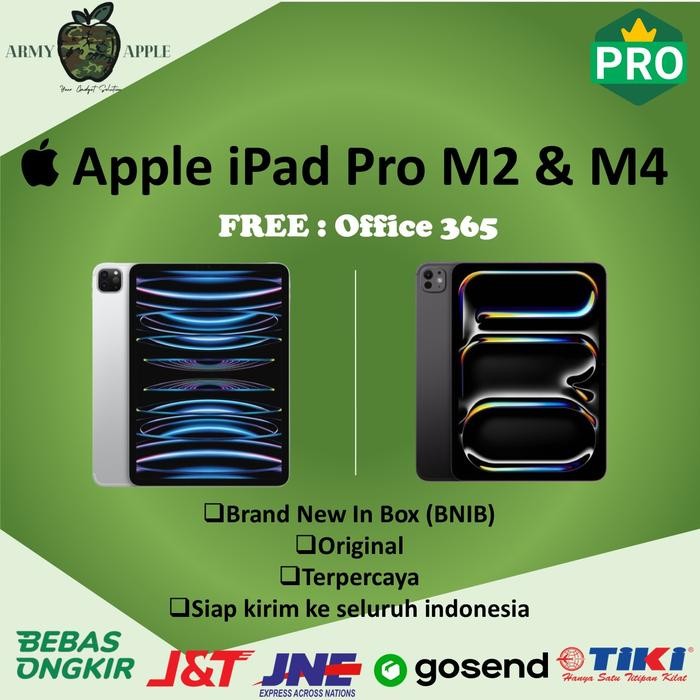 HVHP  Apple Ipad Pro 11 12.9 13 Inch M2 M4 Chip 2022 2024 128Gb 256Gb 512Gb 1Tb 2Tb Wifi