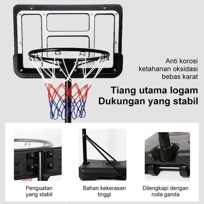 My-HiTiang Basket Ring Basket Anak Ring Bola Basket Ring Basket Portable Basket Anak Dan Ring Promo