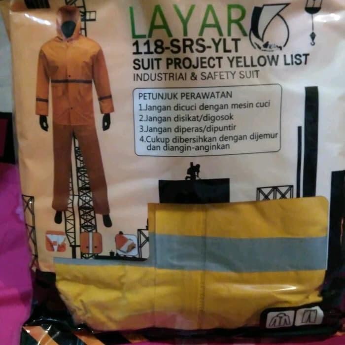 Jas Hujan Suit Project Blue Navy Merk Layar 118-SRS-B-LT