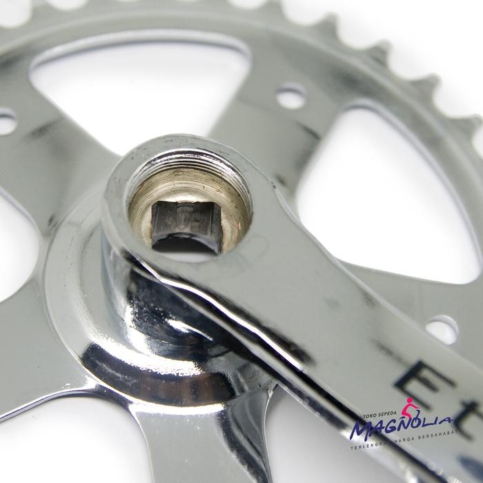 PIRINGAN CRANK SET SEPEDA UNIVERSAL GIR TENGAH AS BESAR 36T - AS KOTAK