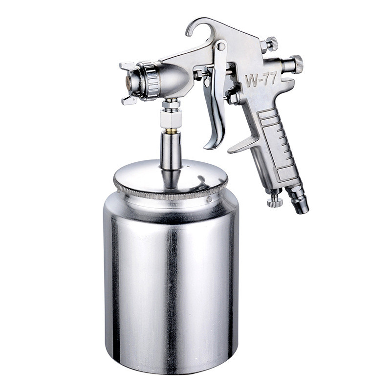 IMPORT W77Spray gun with 2.0/2.5/3.0mm nozzle and cup handle, suitable for spraying paint on