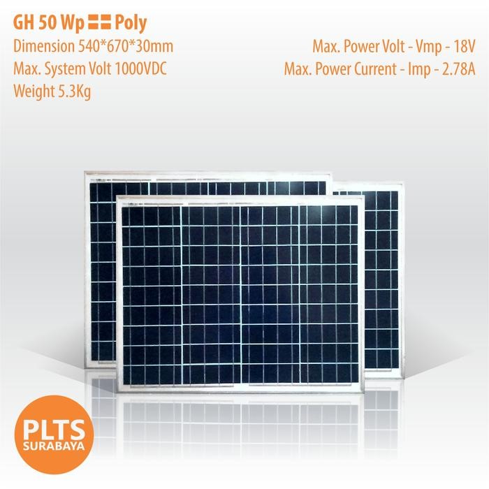 Solar Panel - GH 50 Wp, Poly