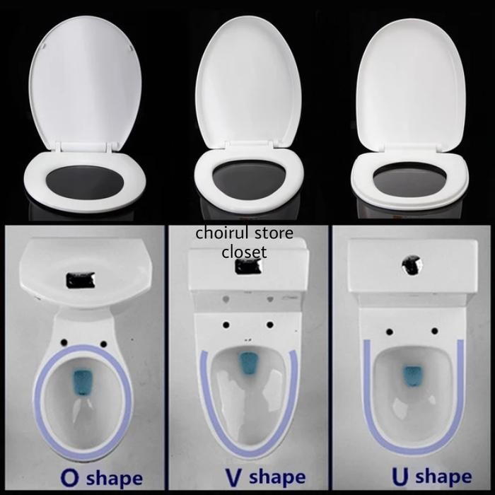 Caver Toilet Penutup Closet Duduk Model Panjang Caver Closet Tipe V Promo 