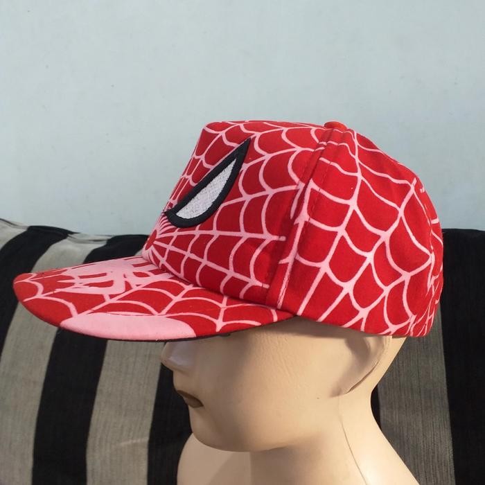 ORIGINAL Topi Baseb Anak SPIDERMAN Super Hero Full Print READY STOCK