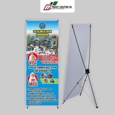 Tiang X Banner 60X160 Cm Berkualitas
