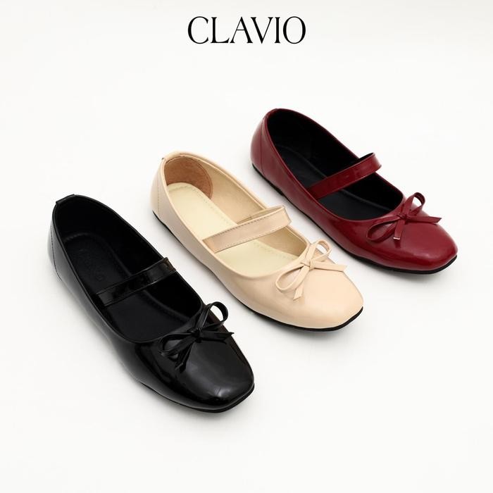 Donatello - Verlin Sepatu Wanita Flatshoes Wanita Motif Tali Pita Super Empuk Shoes