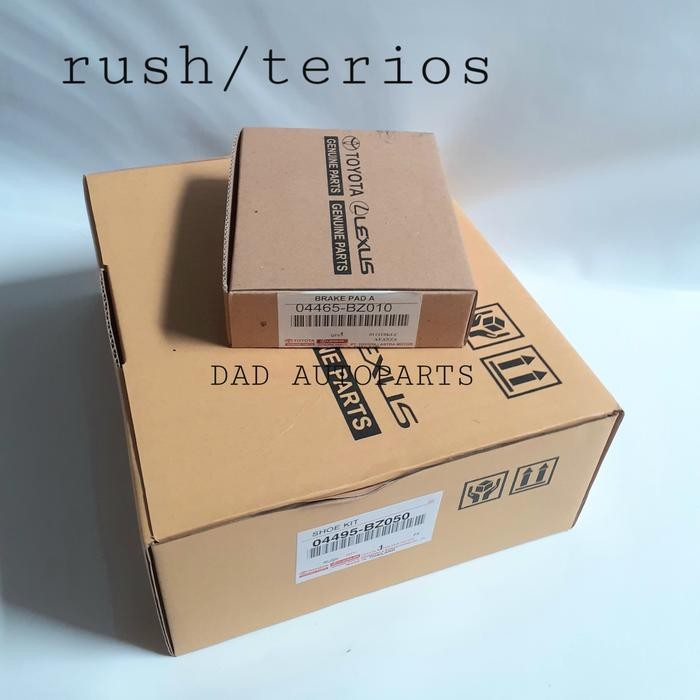 Kampas Rem Depan Belakang Rush Terios Set