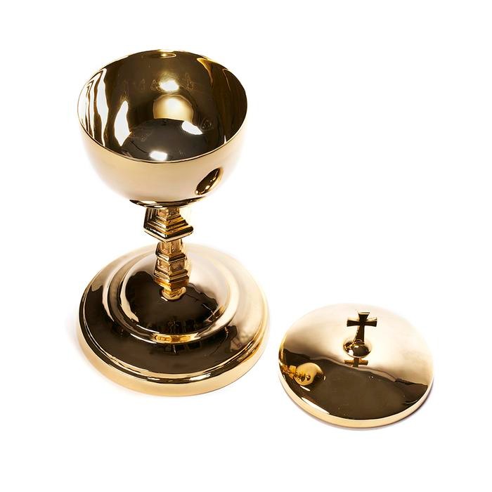 Sibori Imam Premium Dan Set Piala Patena Lapis Emas Tebal Wadah Tempat Hosti Perlengkapan Misa