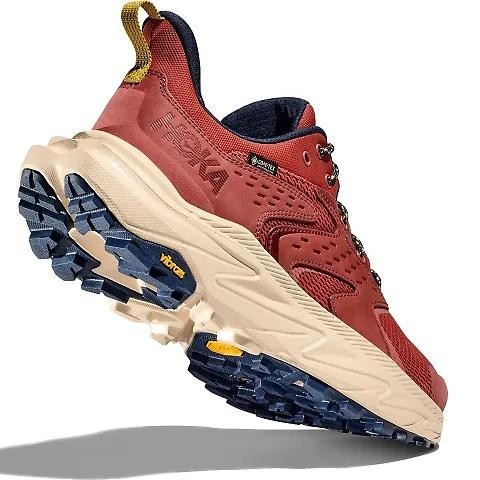 HOKA ANACAPA 2 GTX LOW HOT SAUCE / SHIFTING SAND HIKING BOOTS ORIGINAL BNWB