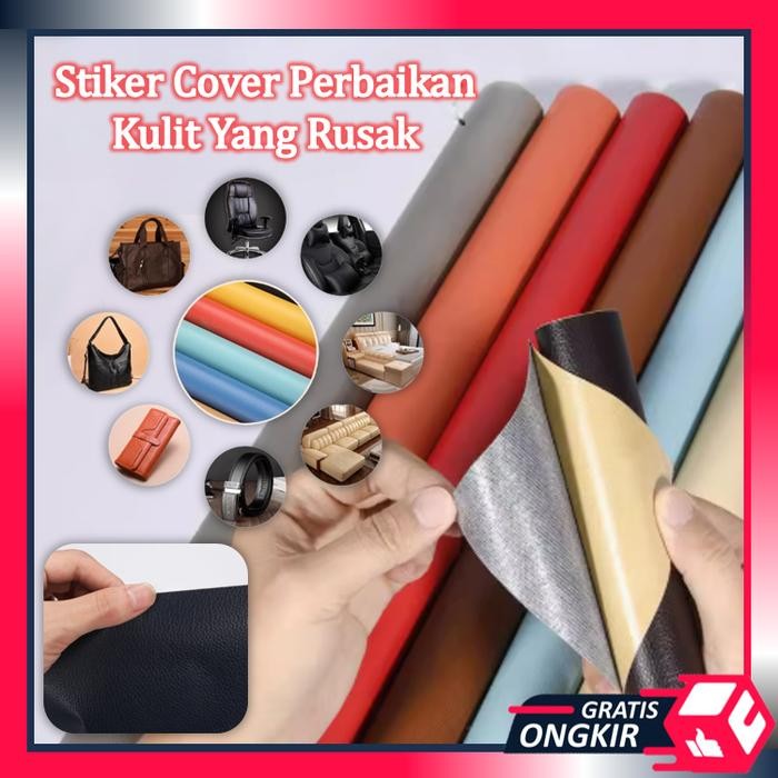 Sofa kulit Lem sofa kulit Sticker Kulit Sofa Leather Repair Sticker Cover Perbaikan Kulit Yang Rusa