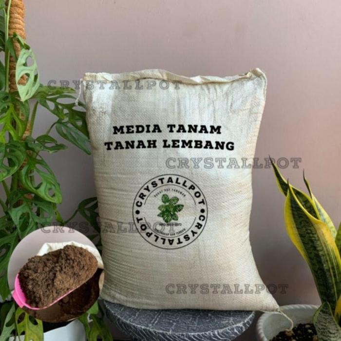 New MEDIA TANAM ORGANIK TANAH LEMBANG MURNI UNTUK TANAMAN - TANAH LEMBANG KARUNG POLOS