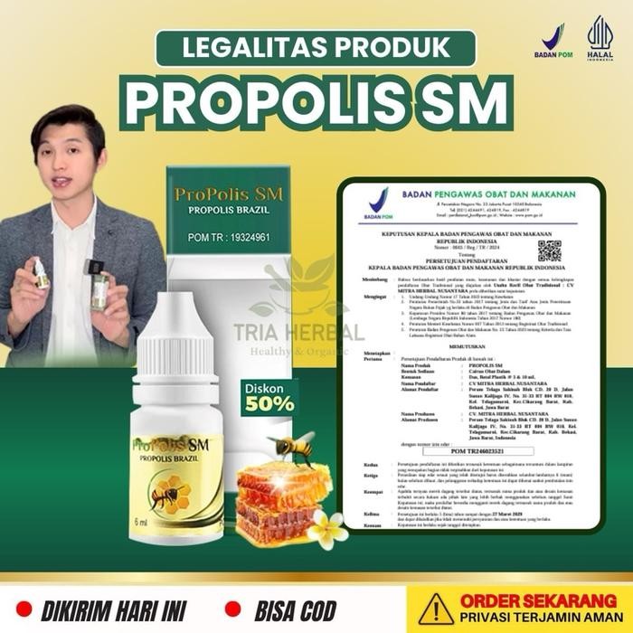 PROPOLIS SM - KUTIL KELAMIN HPV, PERONTOK KUTIL KELAMIN KUTIL ANUS PRIA & WANITA BINTIK BENJOLAN
