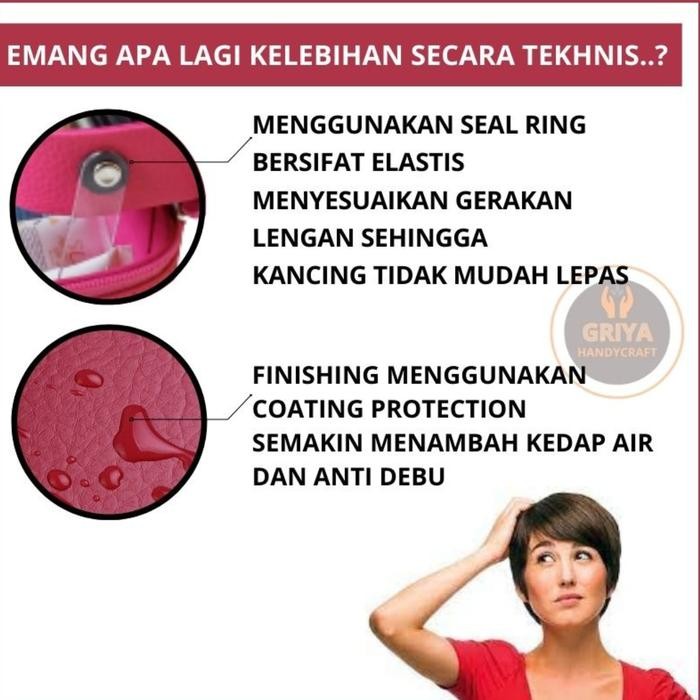 Beautycase Henna Kotak Kosmetik Bahan Premium Plus Kaca Cermin Kulit Pu Koper Beauty Case Box Makeup